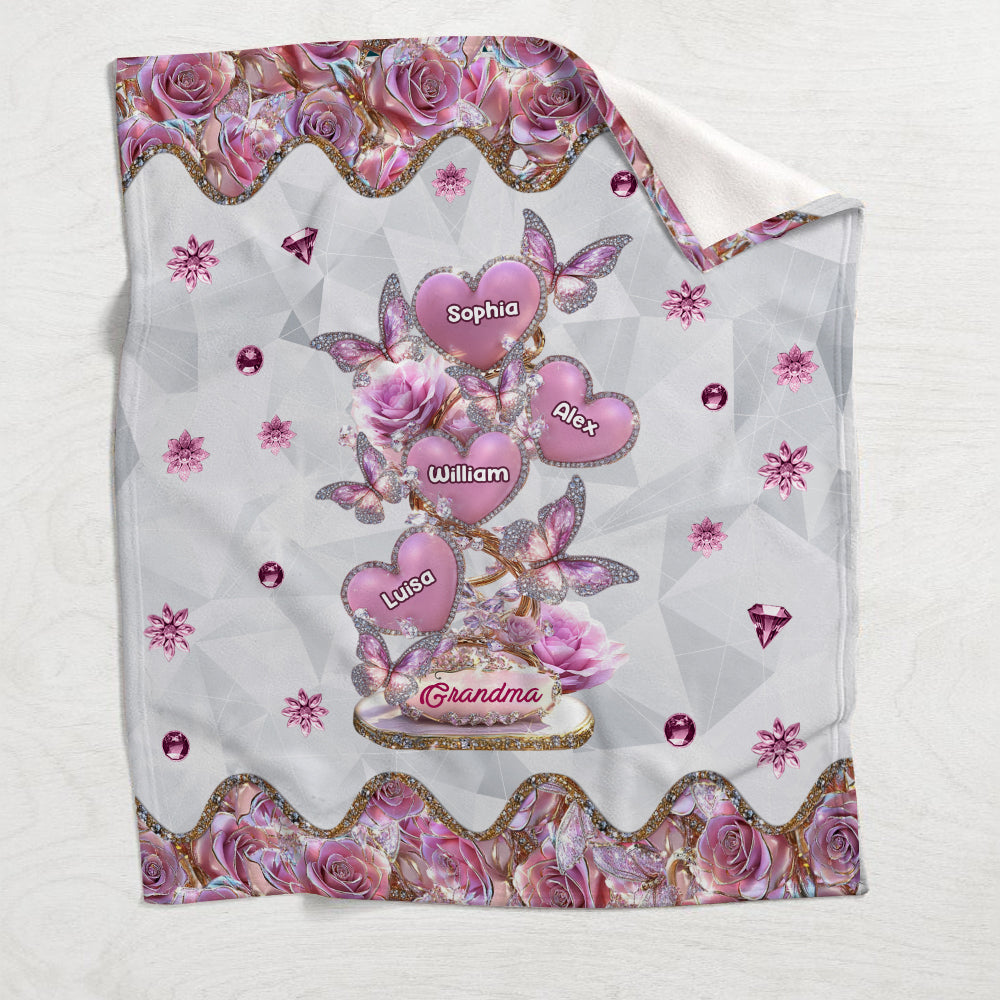 Cadeau idéal pour maman et grand-mère : couverture personnalisée pour maman