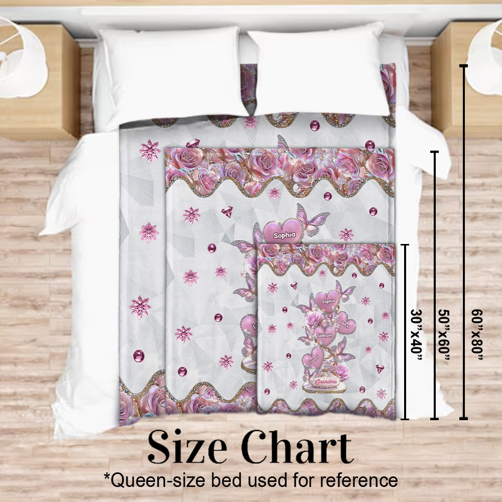 Cadeau idéal pour maman et grand-mère : couverture personnalisée pour maman