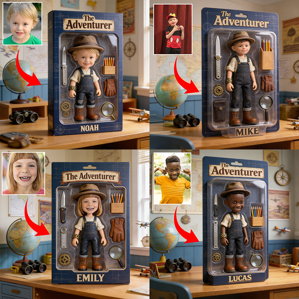 The Adventure - Personalized Kid Custom Shaped Acrylic Plaque