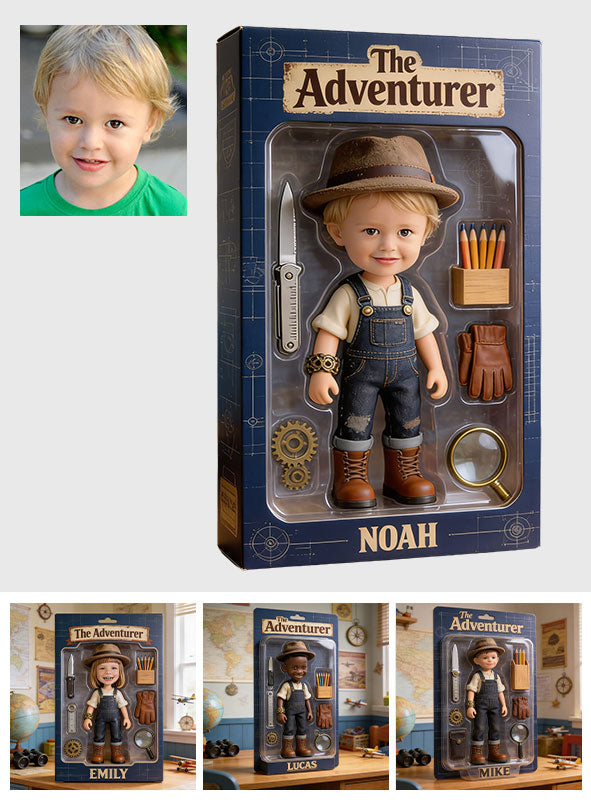 The Adventure - Personalized Kid Custom Shaped Acrylic Plaque