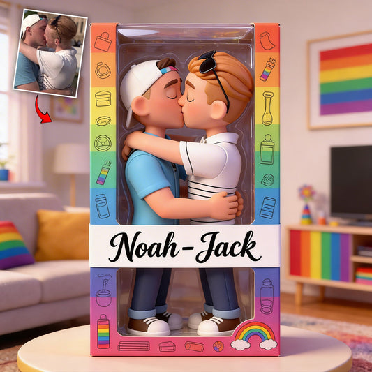 Love Is Love - Personalized LGBT Support Custom Shaped Acrylic Plaque