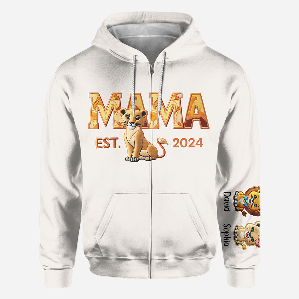 Mama Lion - Personalized Mother All Over Shirt