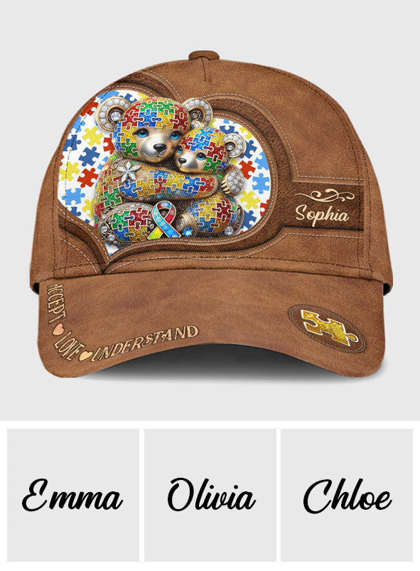 Accept Love Understand - Personalized Autism Awareness Classic Cap