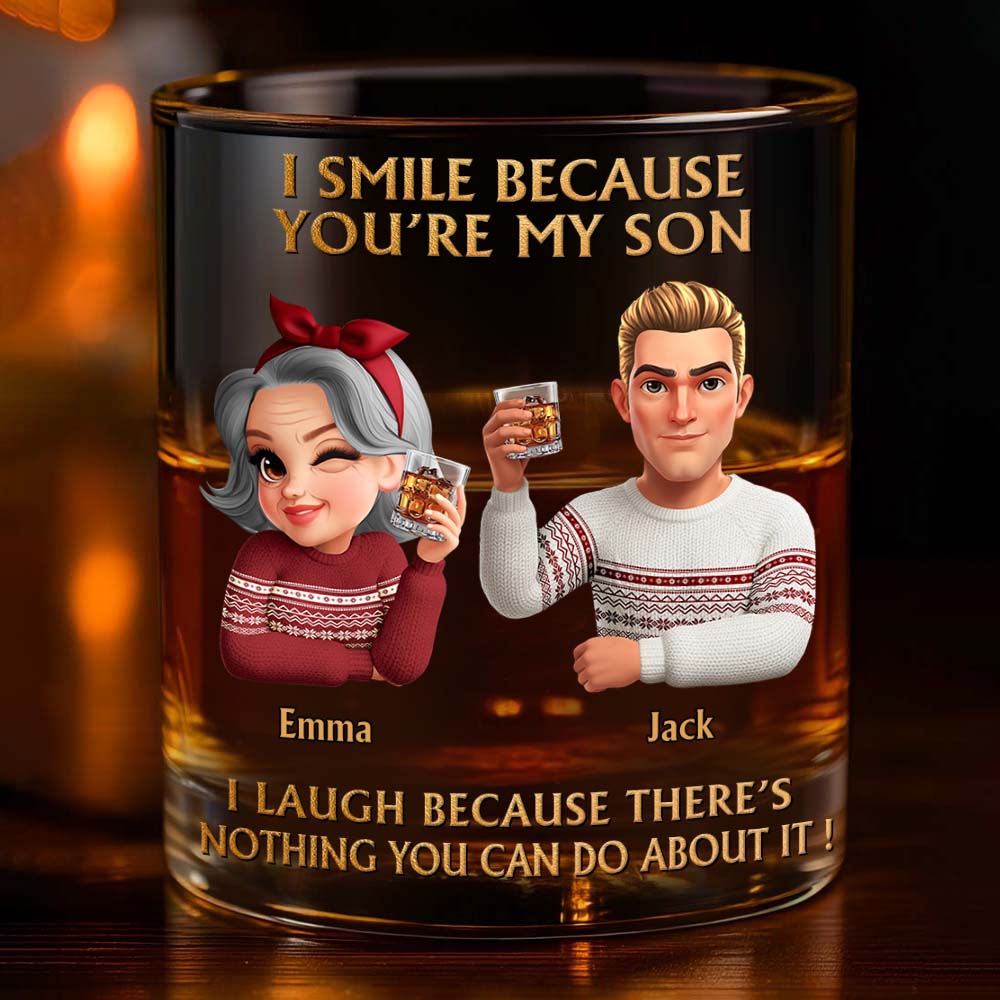 Gift For Son/ Father/ Daughter... - Personalized Father Whiskey Glass