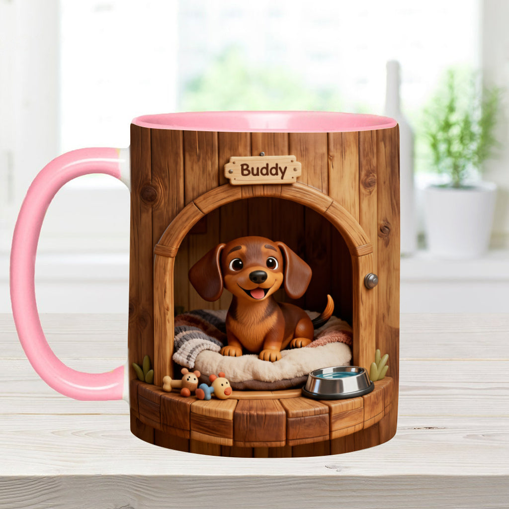 Mug « Maison douillette pour chiot » - Mug personnalisé avec motif chien