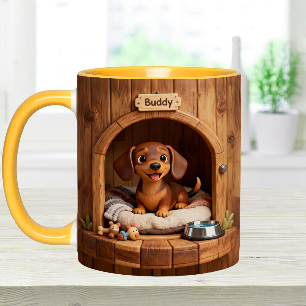Mug « Maison douillette pour chiot » - Mug personnalisé avec motif chien