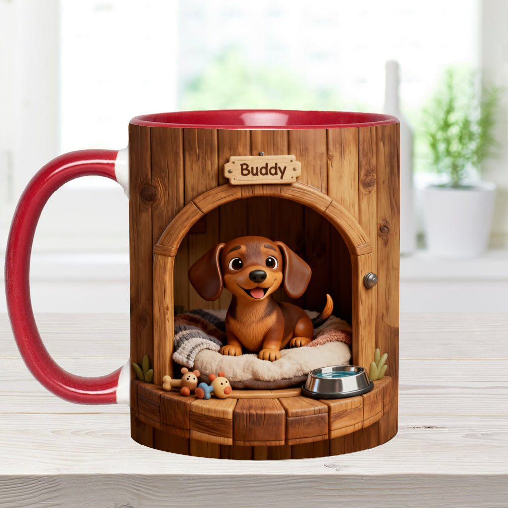 Mug « Maison douillette pour chiot » - Mug personnalisé avec motif chien
