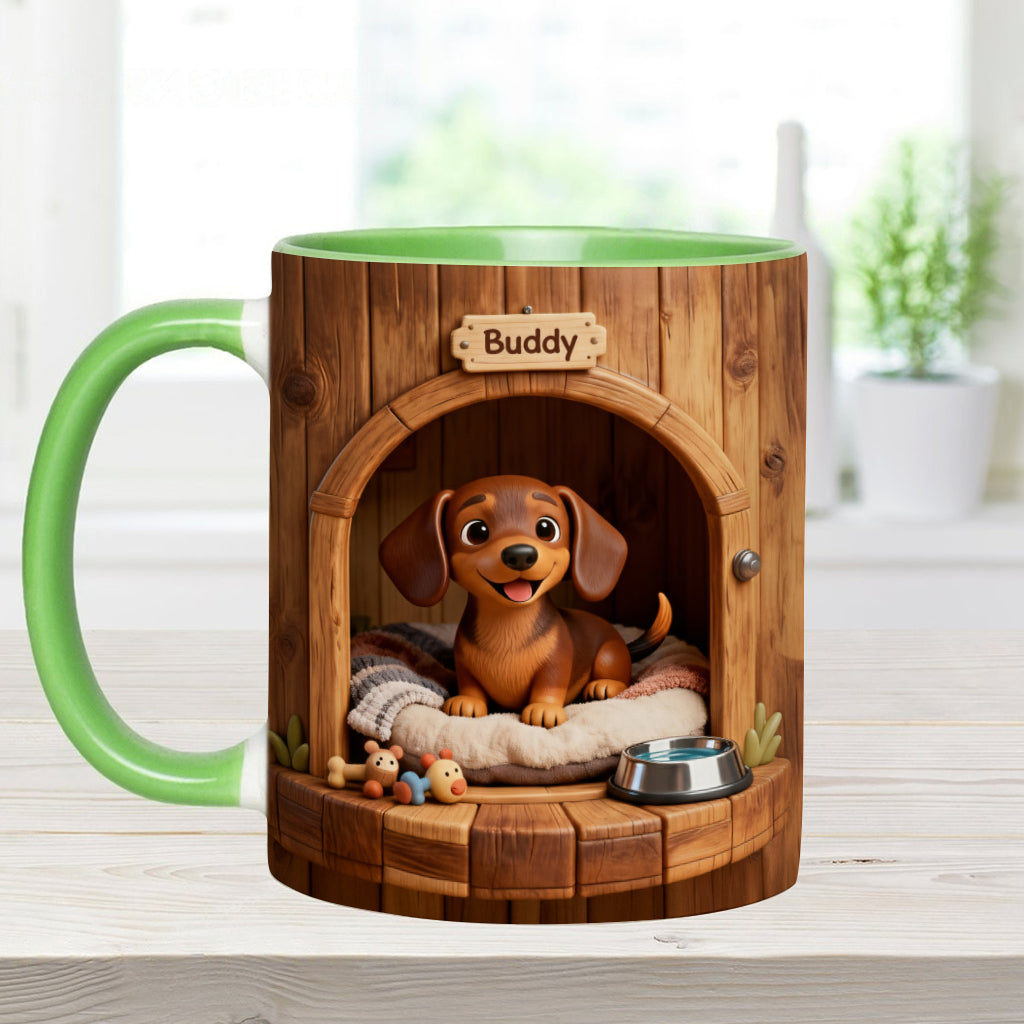 Mug « Maison douillette pour chiot » - Mug personnalisé avec motif chien