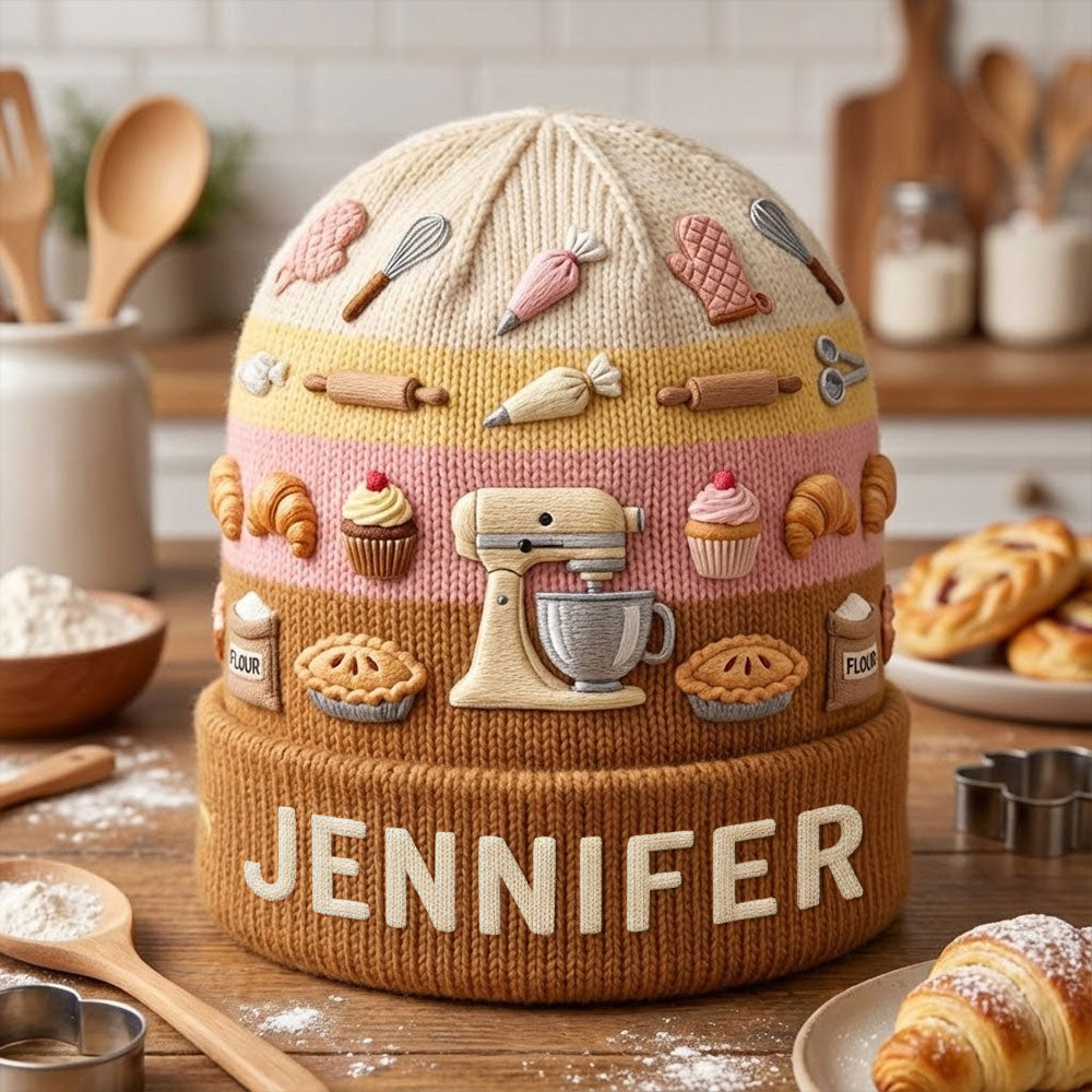 J'adore la pâtisserie - Bonnet de pâtisserie personnalisé