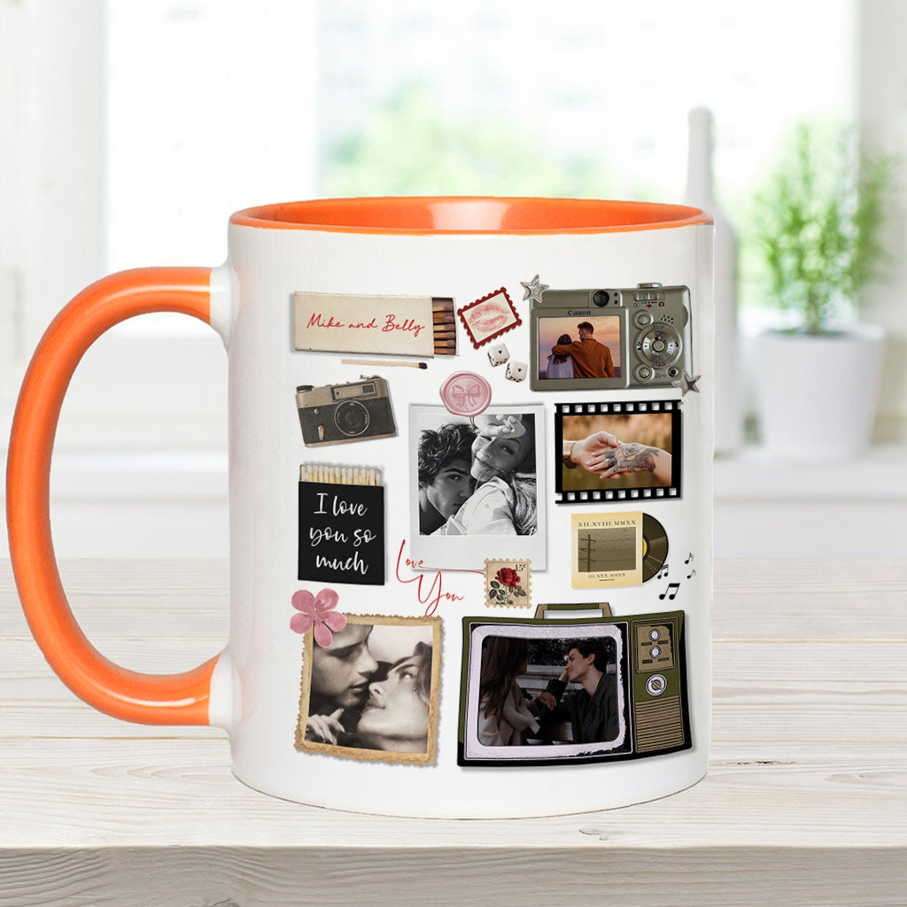 Mug personnalisé style boîte d'allumettes pour couple - Cadeau idéal pour les meilleurs amis