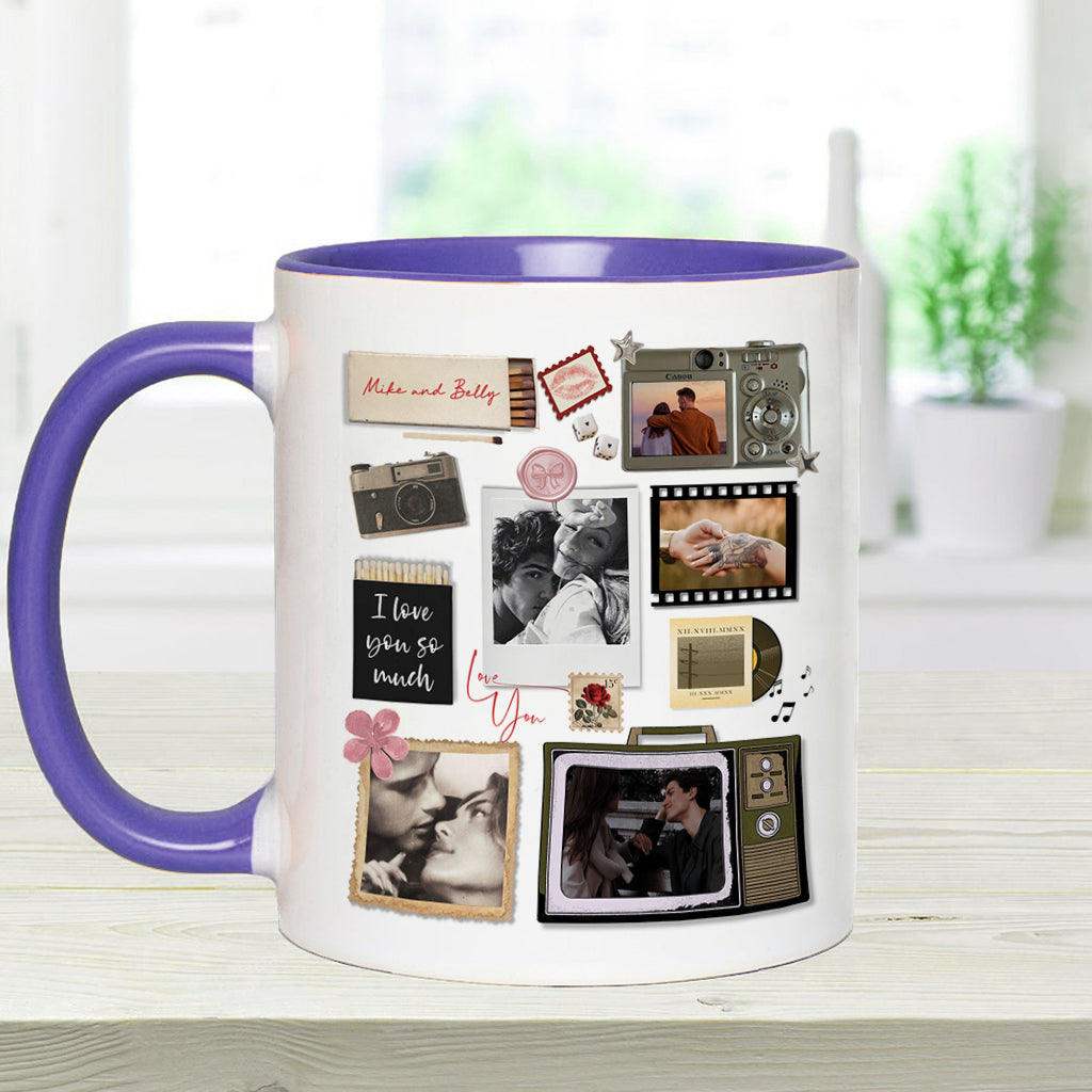 Mug personnalisé style boîte d'allumettes pour couple - Cadeau idéal pour les meilleurs amis