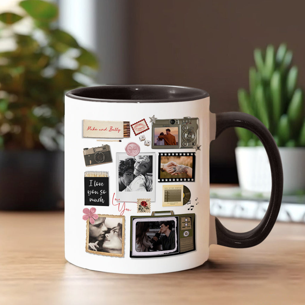 Mug personnalisé style boîte d'allumettes pour couple - Cadeau idéal pour les meilleurs amis