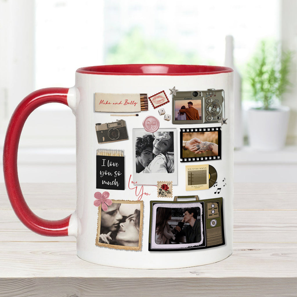 Mug personnalisé style boîte d'allumettes pour couple - Cadeau idéal pour les meilleurs amis