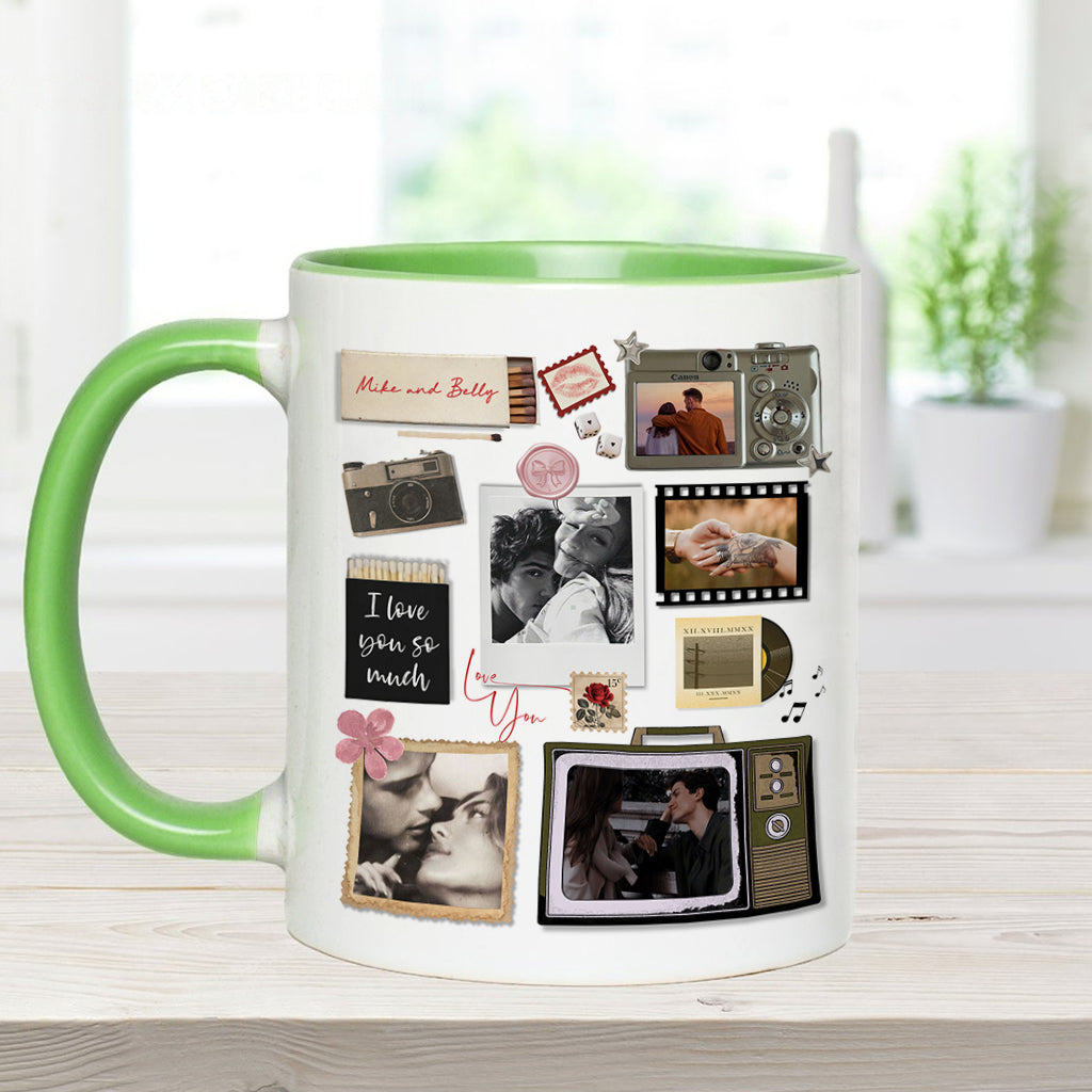 Mug personnalisé style boîte d'allumettes pour couple - Cadeau idéal pour les meilleurs amis