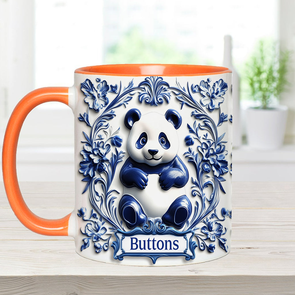 Porcelain Panda - Personalized Panda Lover Accent Mug