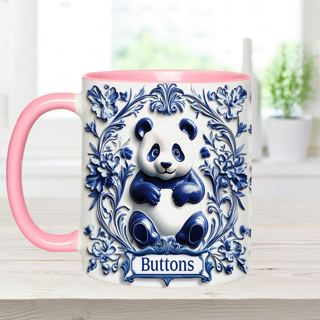 Porcelain Panda - Personalized Panda Lover Accent Mug