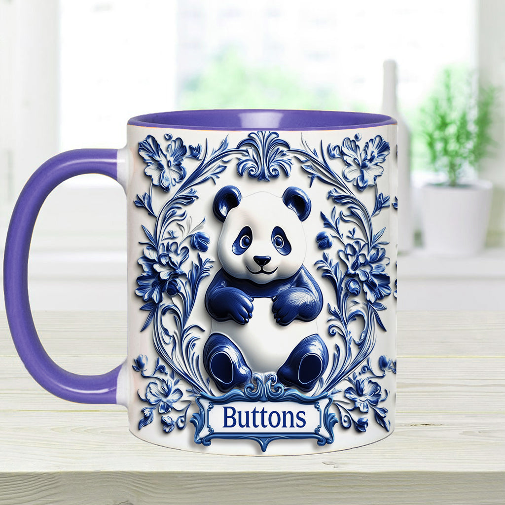 Porcelain Panda - Personalized Panda Lover Accent Mug