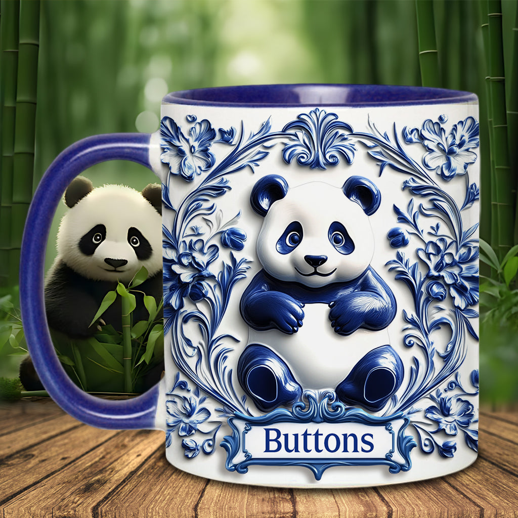Porcelain Panda - Personalized Panda Lover Accent Mug