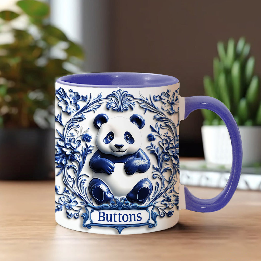Porcelain Panda - Personalized Panda Lover Accent Mug