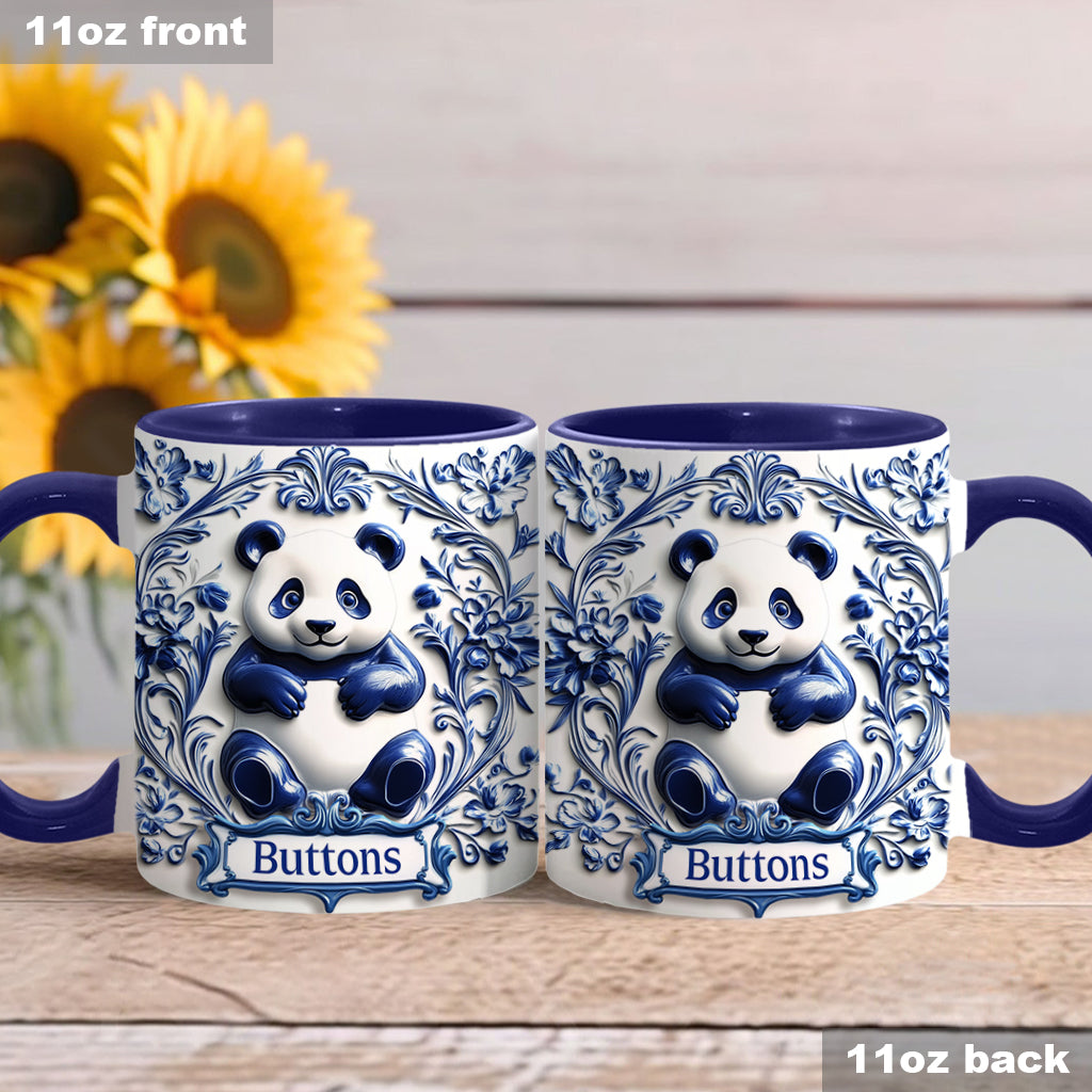 Porcelain Panda - Personalized Panda Lover Accent Mug