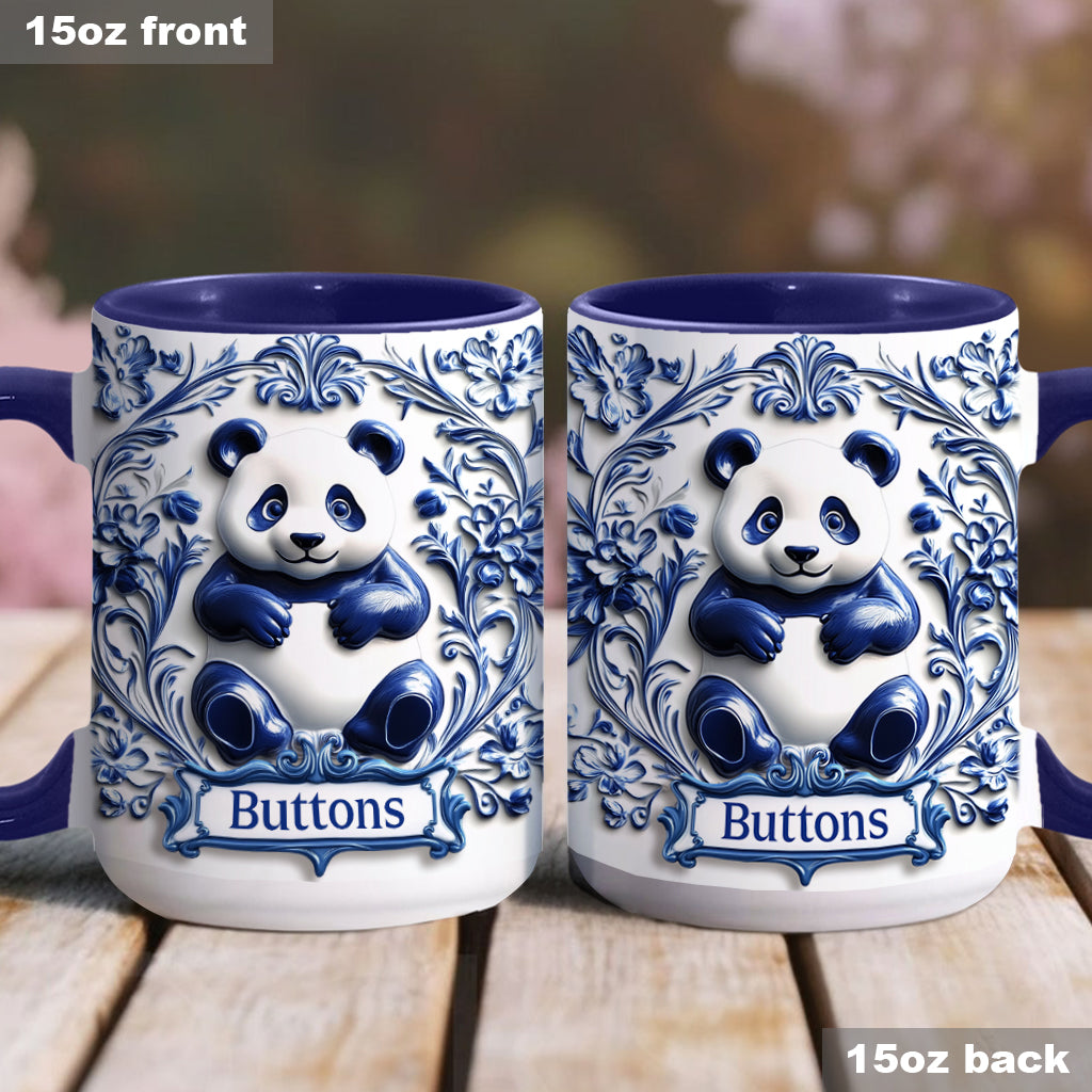 Porcelain Panda - Personalized Panda Lover Accent Mug