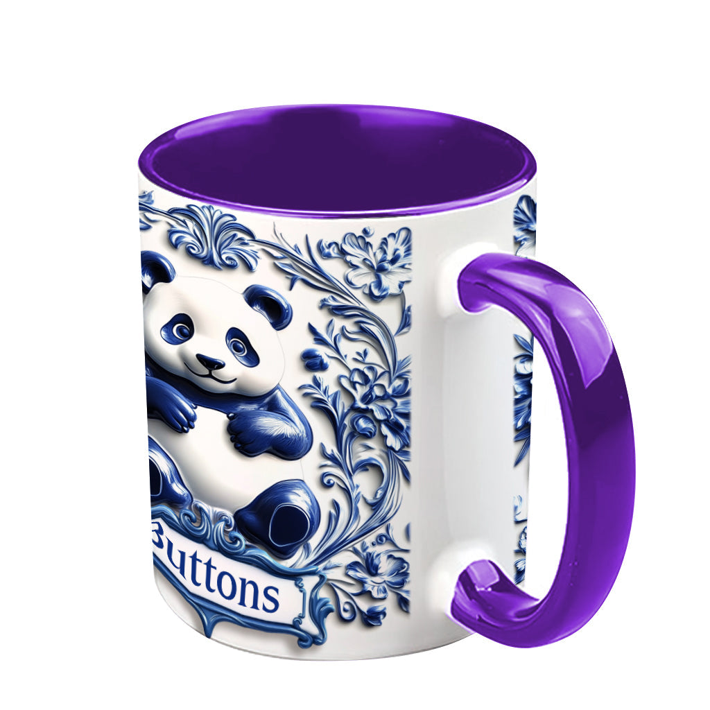 Porcelain Panda - Personalized Panda Lover Accent Mug