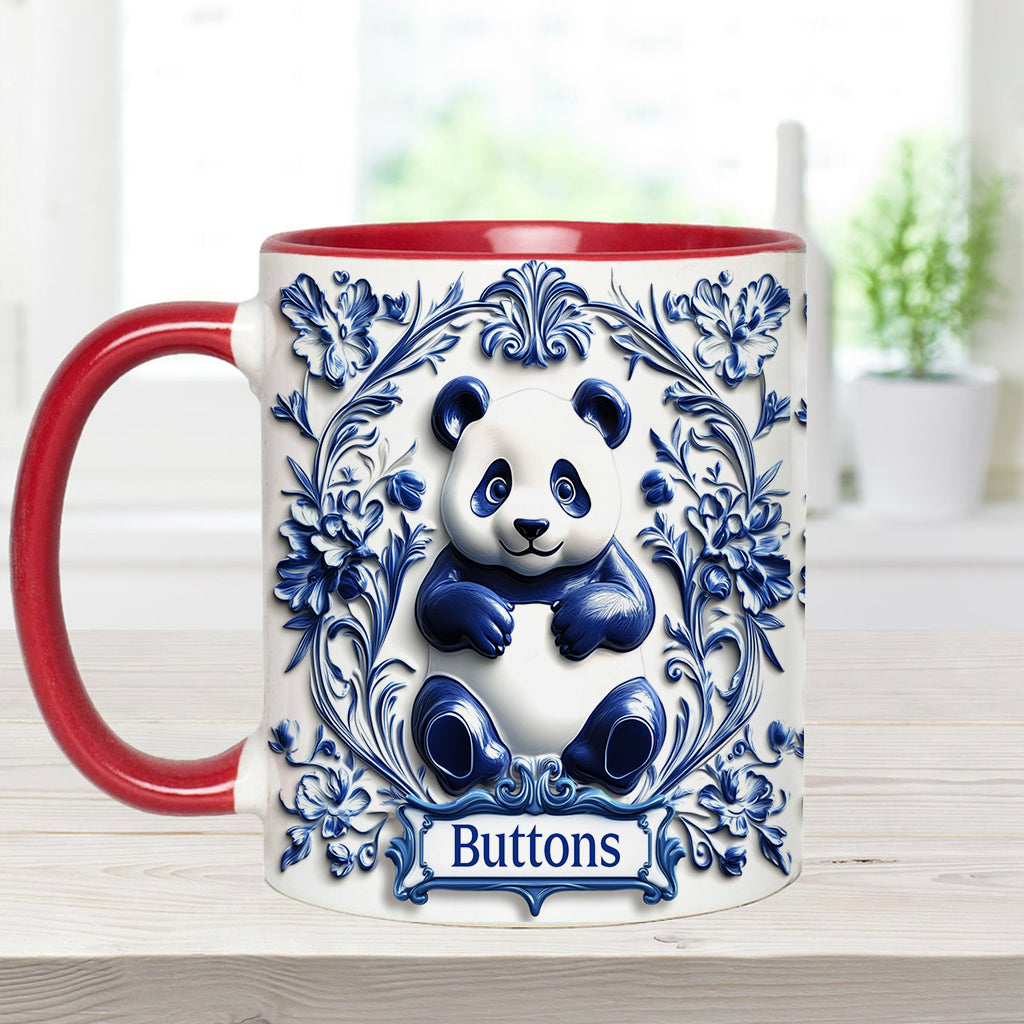 Porcelain Panda - Personalized Panda Lover Accent Mug