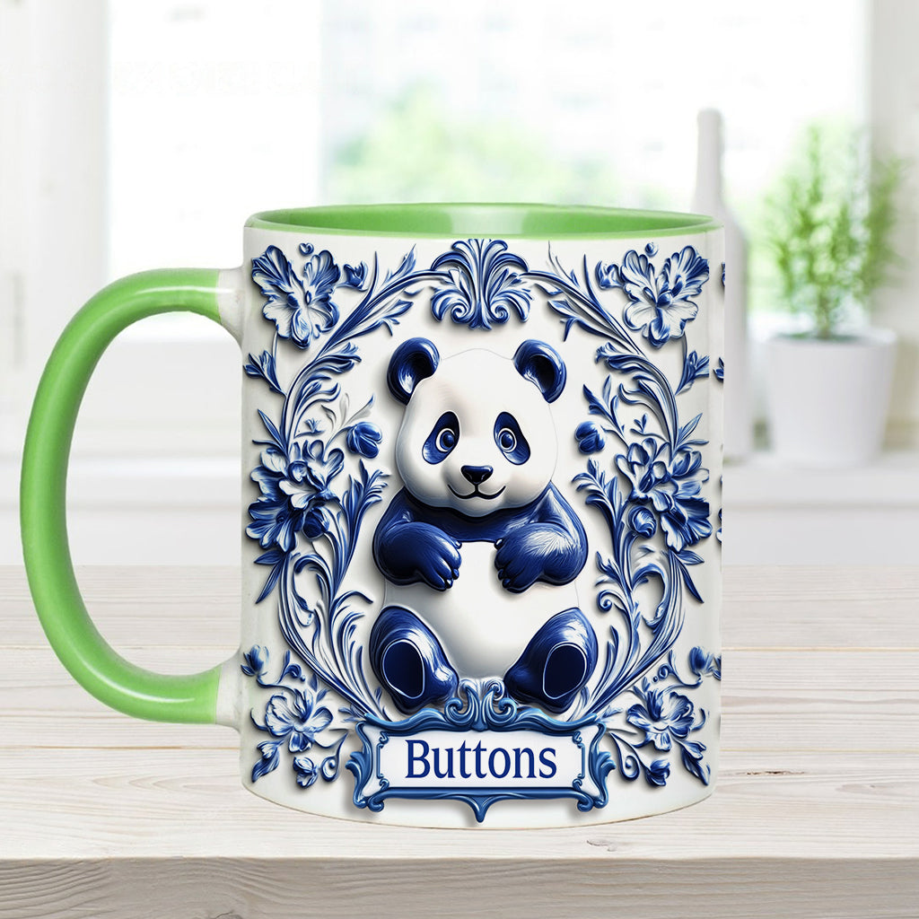 Porcelain Panda - Personalized Panda Lover Accent Mug
