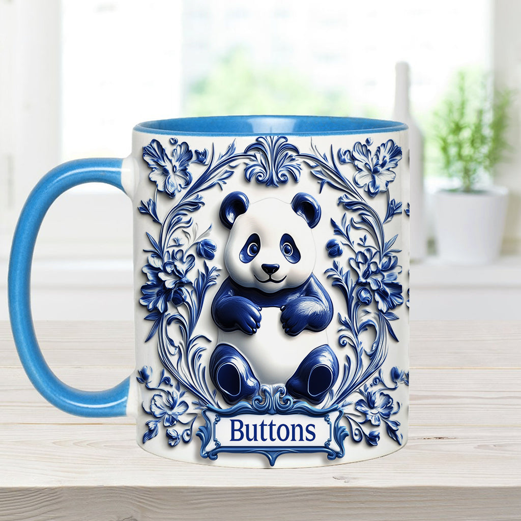 Porcelain Panda - Personalized Panda Lover Accent Mug