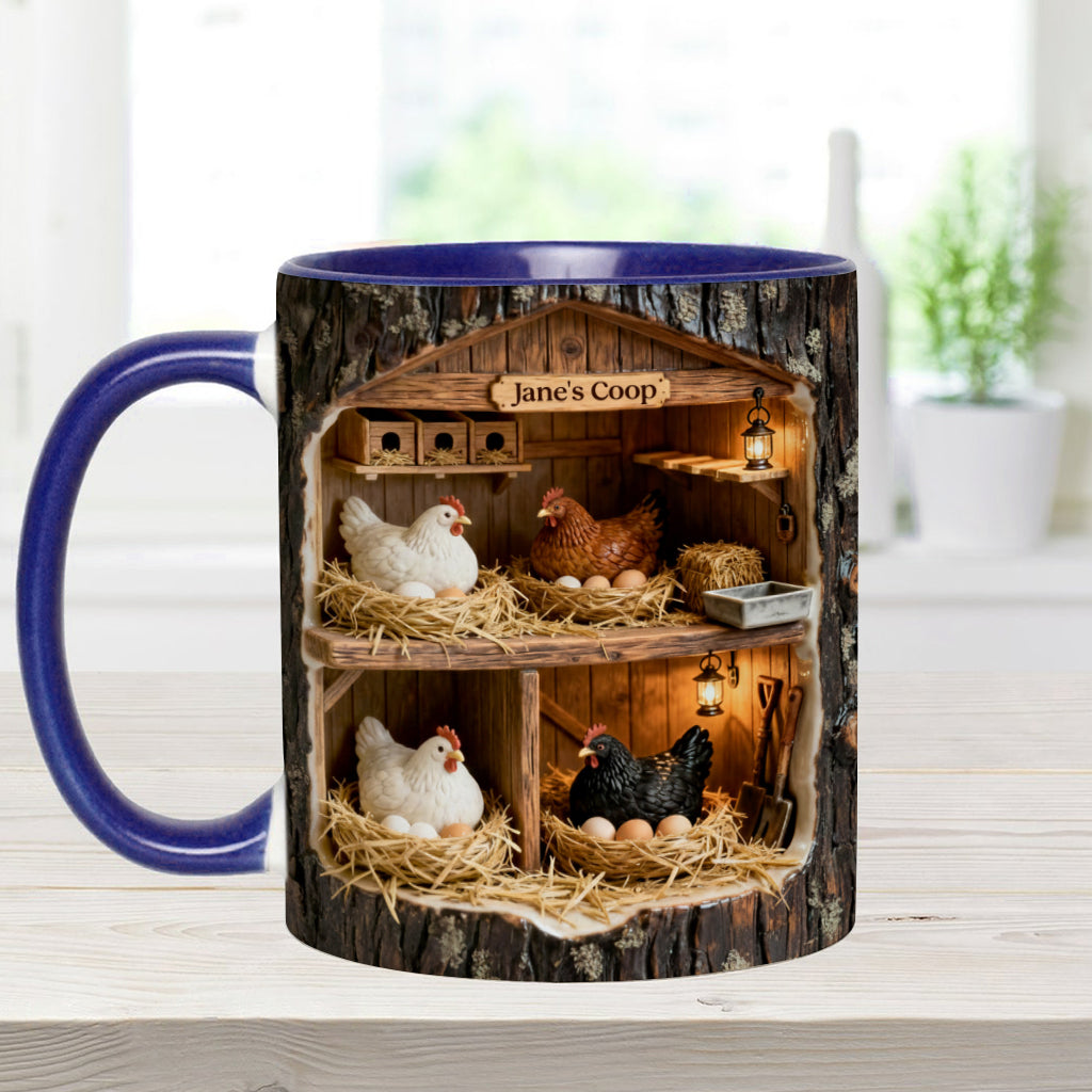 Mug personnalisé The Little Coop - Motif poulet
