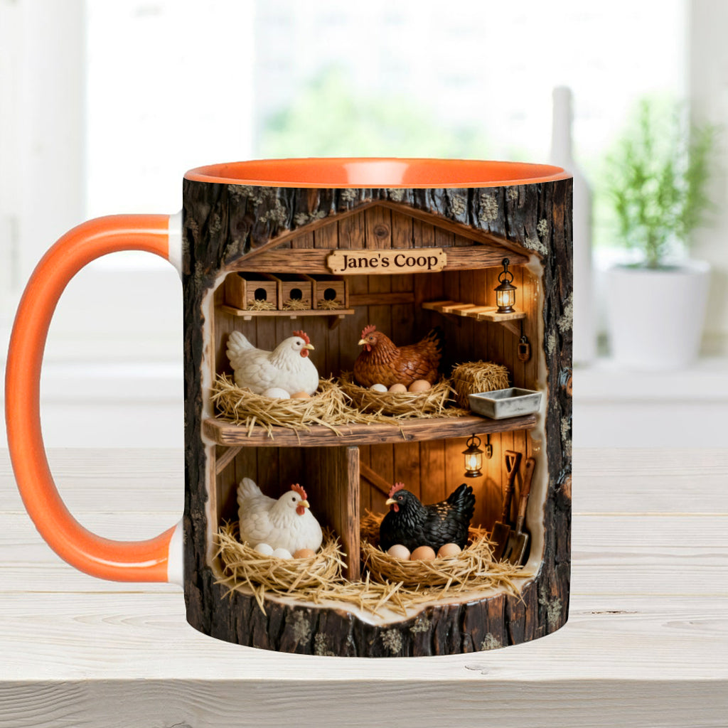 Mug personnalisé The Little Coop - Motif poulet