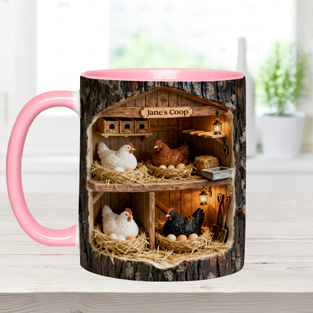 Mug personnalisé The Little Coop - Motif poulet