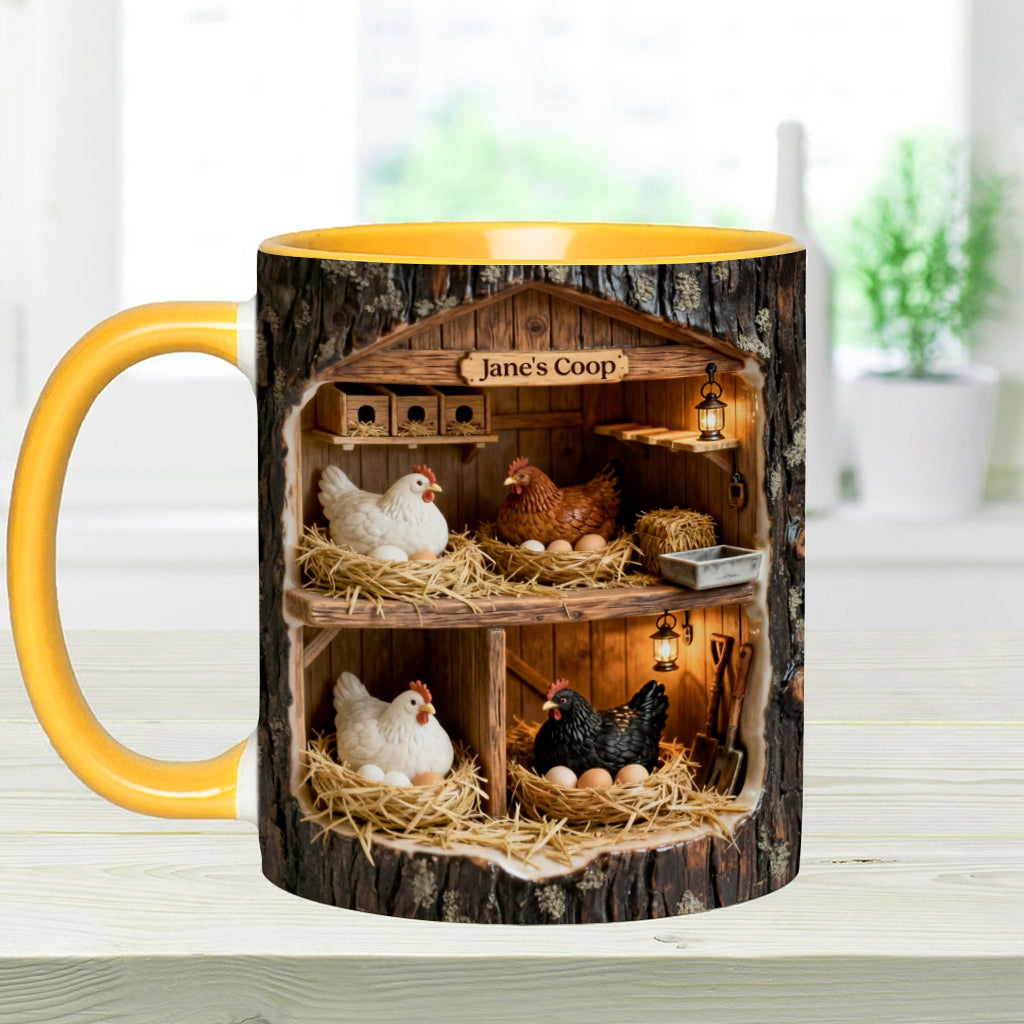 Mug personnalisé The Little Coop - Motif poulet