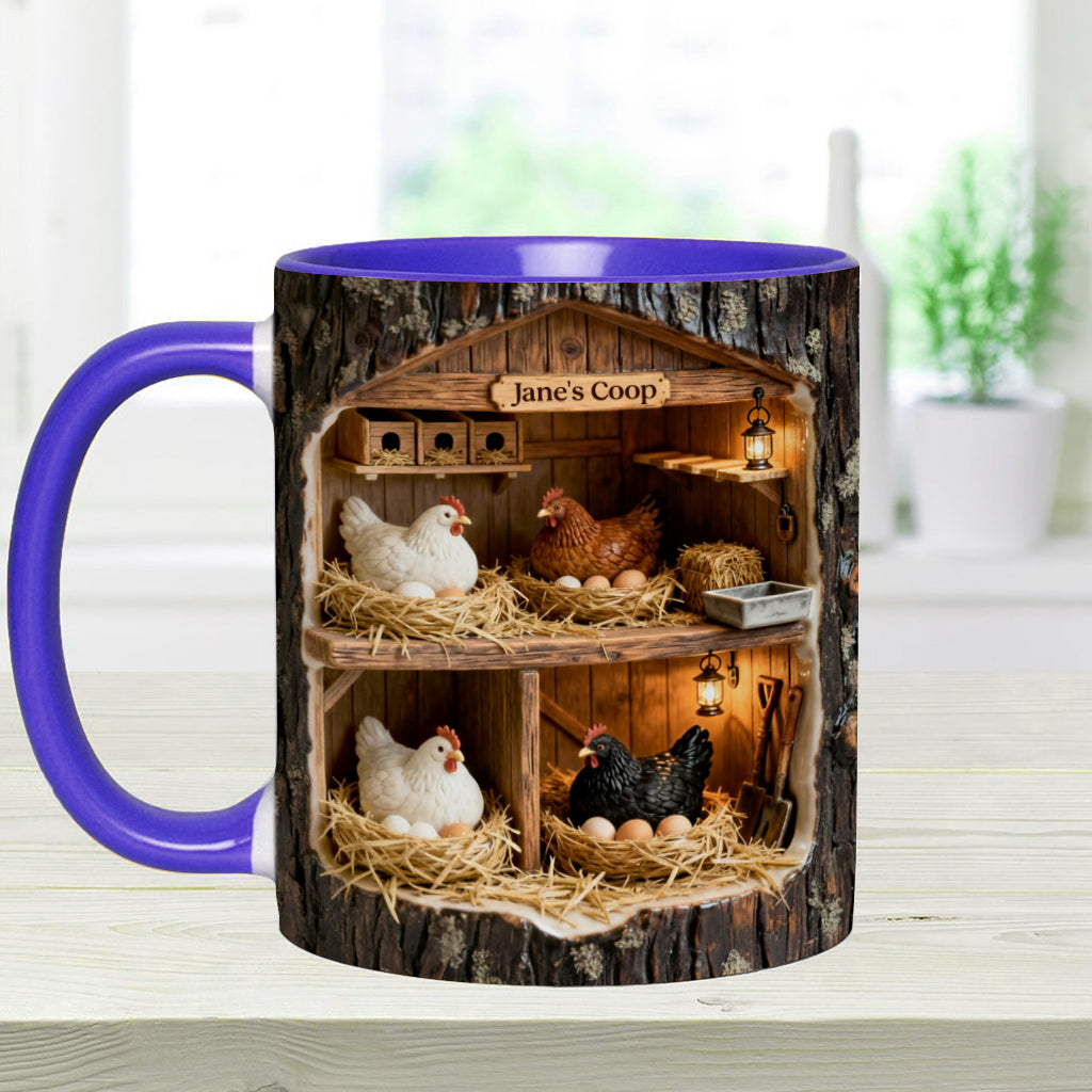 Mug personnalisé The Little Coop - Motif poulet