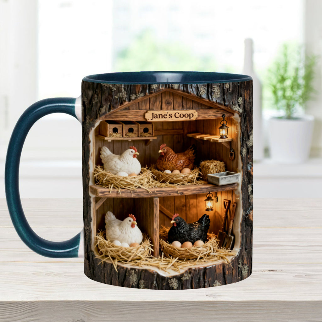 Mug personnalisé The Little Coop - Motif poulet
