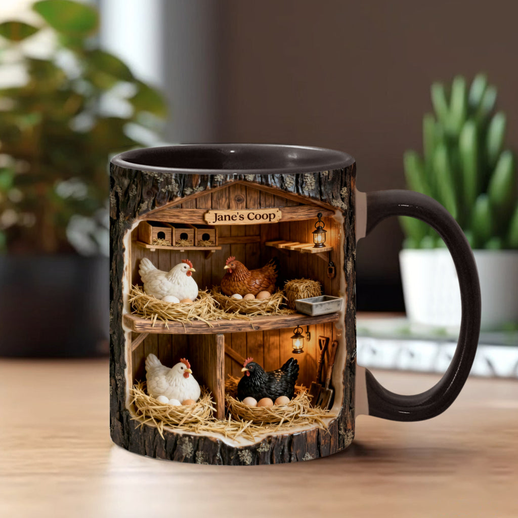 Mug personnalisé The Little Coop - Motif poulet