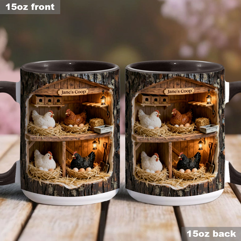 Mug personnalisé The Little Coop - Motif poulet