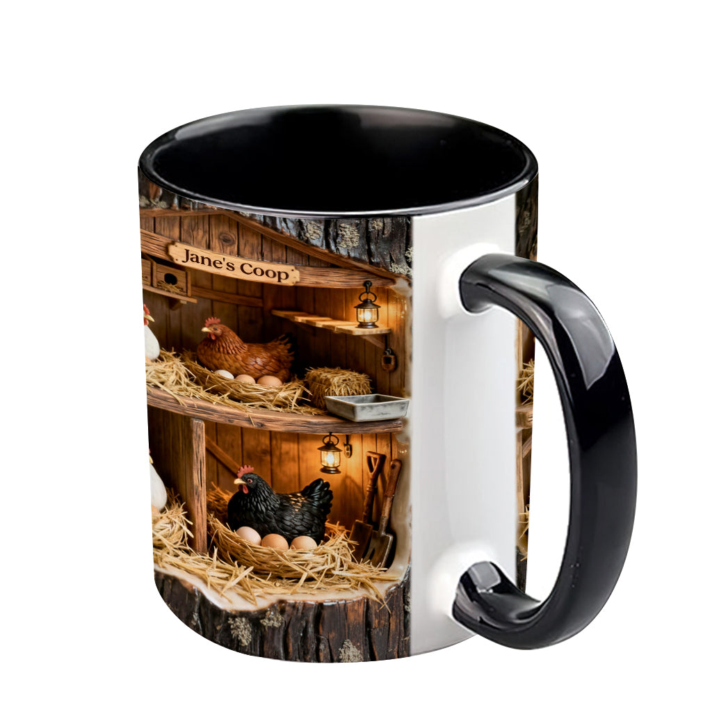 Mug personnalisé The Little Coop - Motif poulet