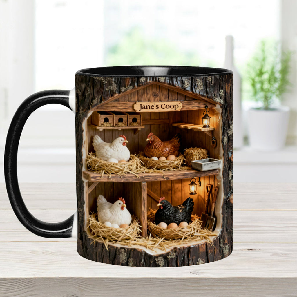 Mug personnalisé The Little Coop - Motif poulet