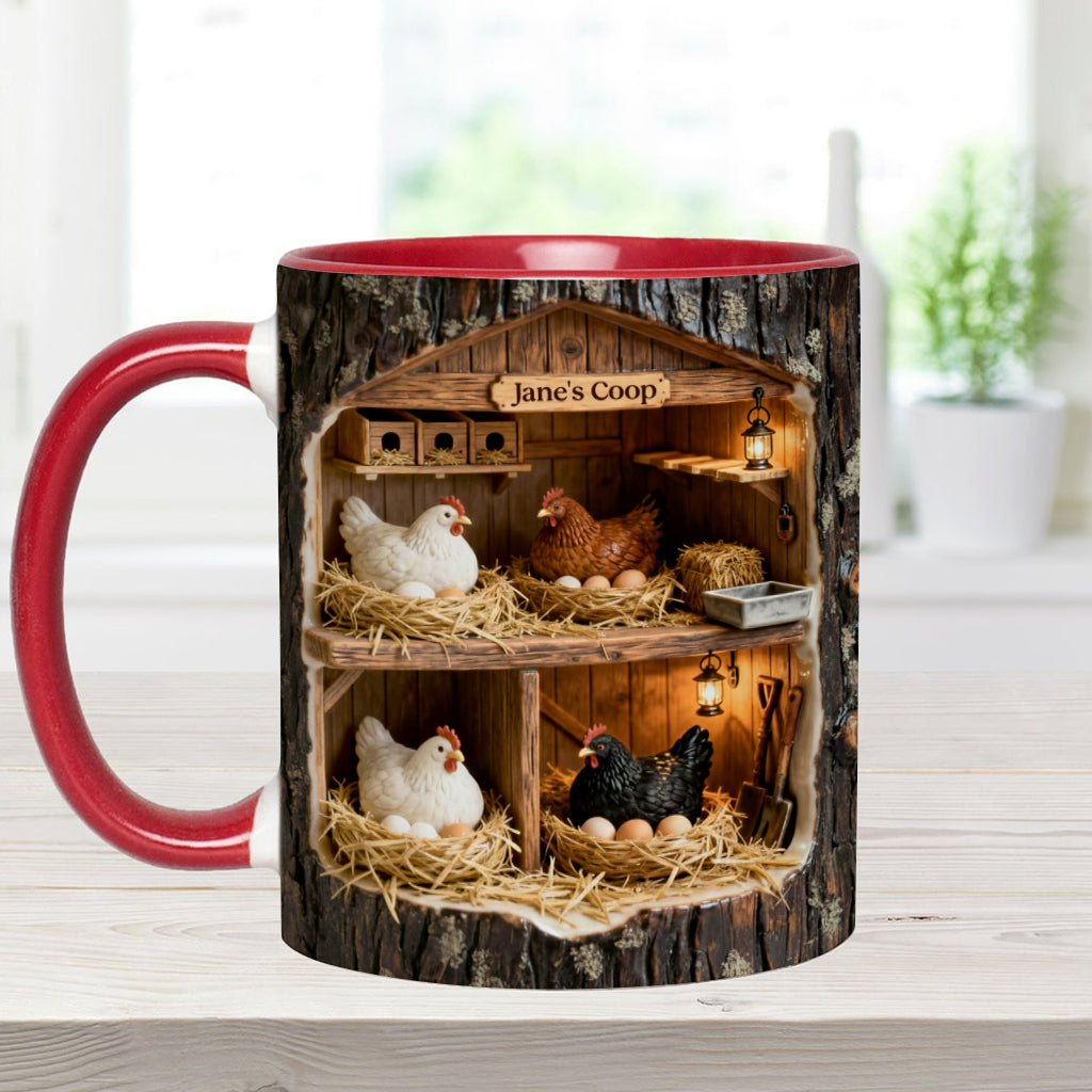 Mug personnalisé The Little Coop - Motif poulet
