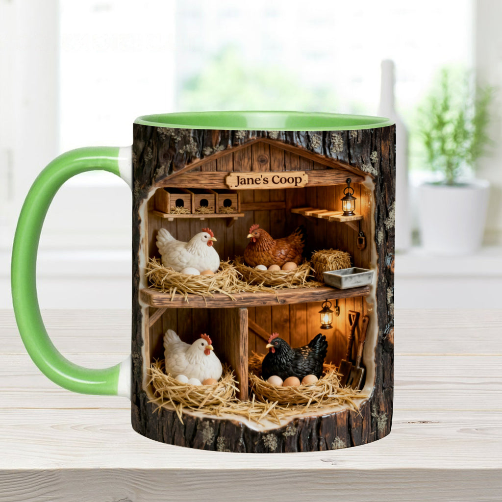 Mug personnalisé The Little Coop - Motif poulet
