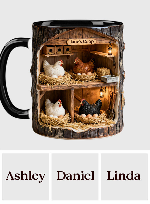 Mug personnalisé The Little Coop - Motif poulet