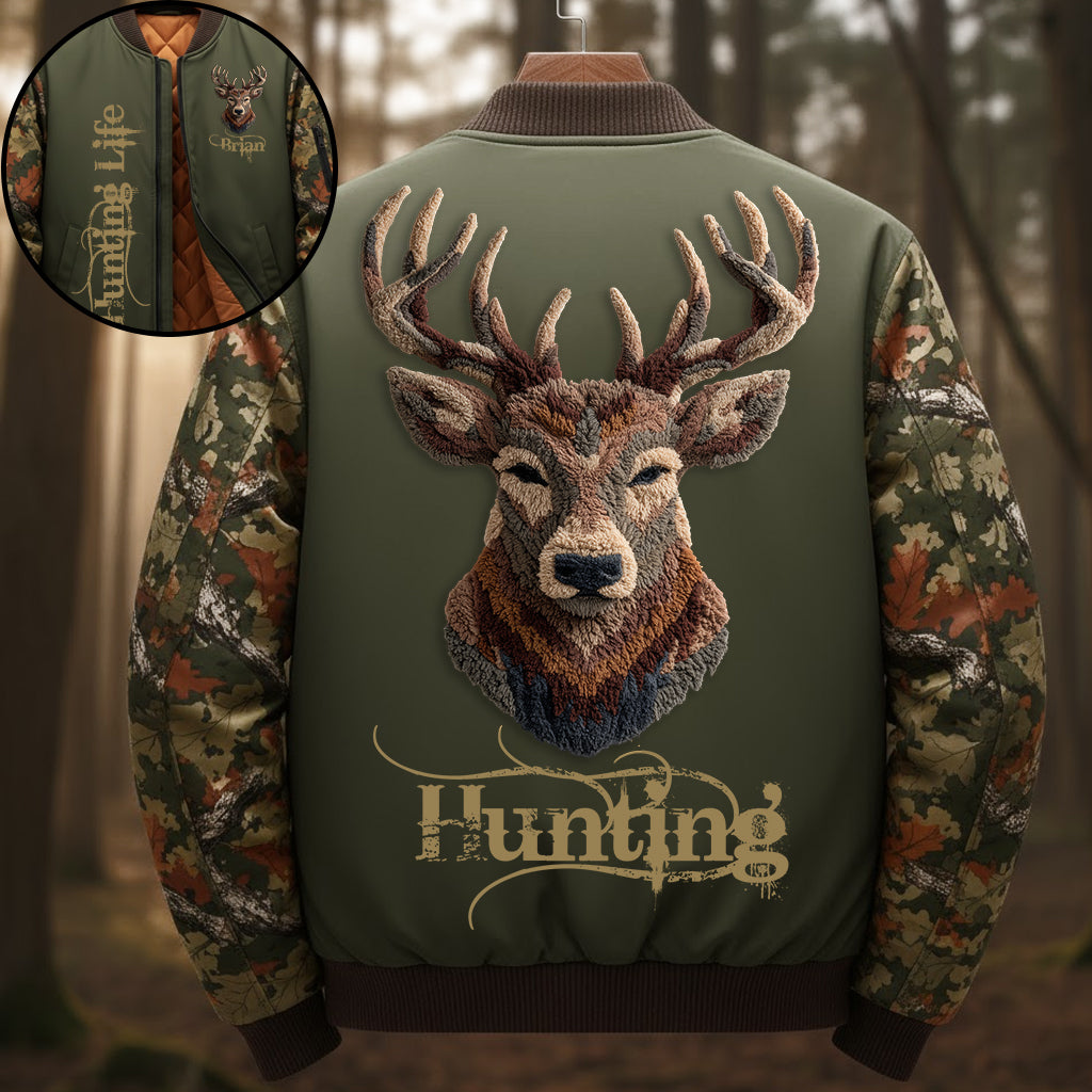 Veste universitaire de chasse personnalisée Cool Hunting
