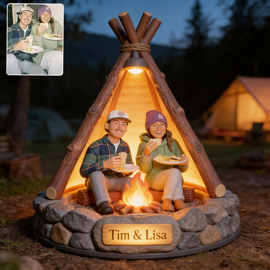 Lampe de Camping - Lumière Acrylique Solaire Personnalisée