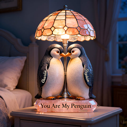 You Are My Penguin - Personalized Penguin Lover Acrylic LED Night Light