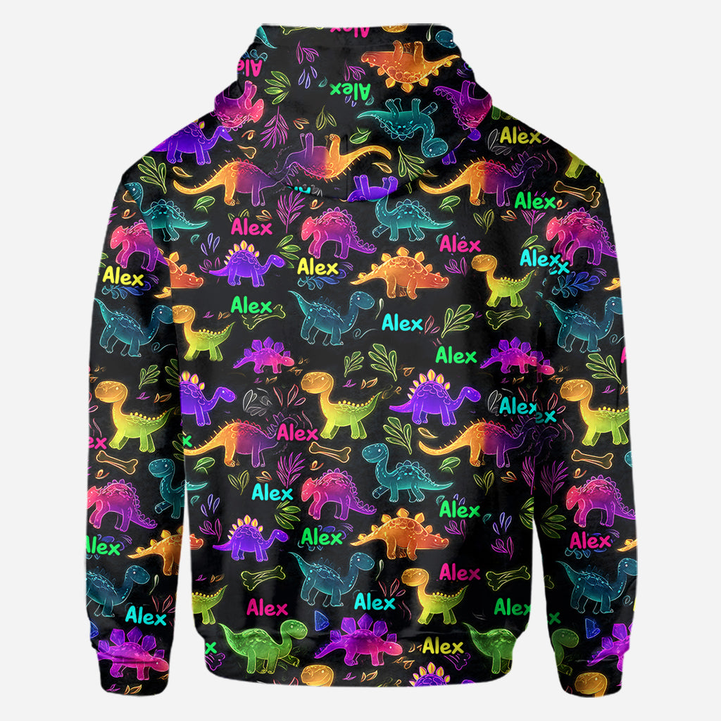 Dinosaur Suitable for Kids to Go Out with Outdoor - Personalized Kid All Over Shirt