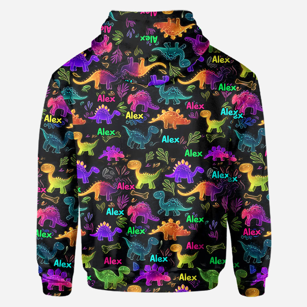 Dinosaur Suitable for Kids to Go Out with Outdoor - Personalized Kid All Over Shirt