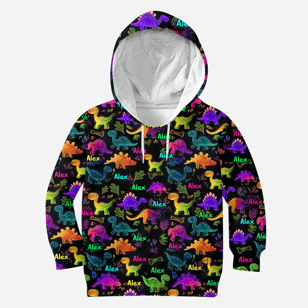 Dinosaur Suitable for Kids to Go Out with Outdoor - Personalized Kid All Over Shirt