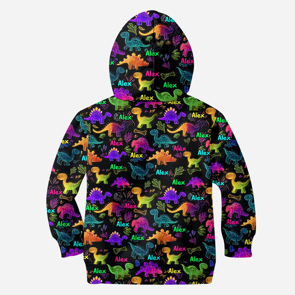 Dinosaur Suitable for Kids to Go Out with Outdoor - Personalized Kid All Over Shirt