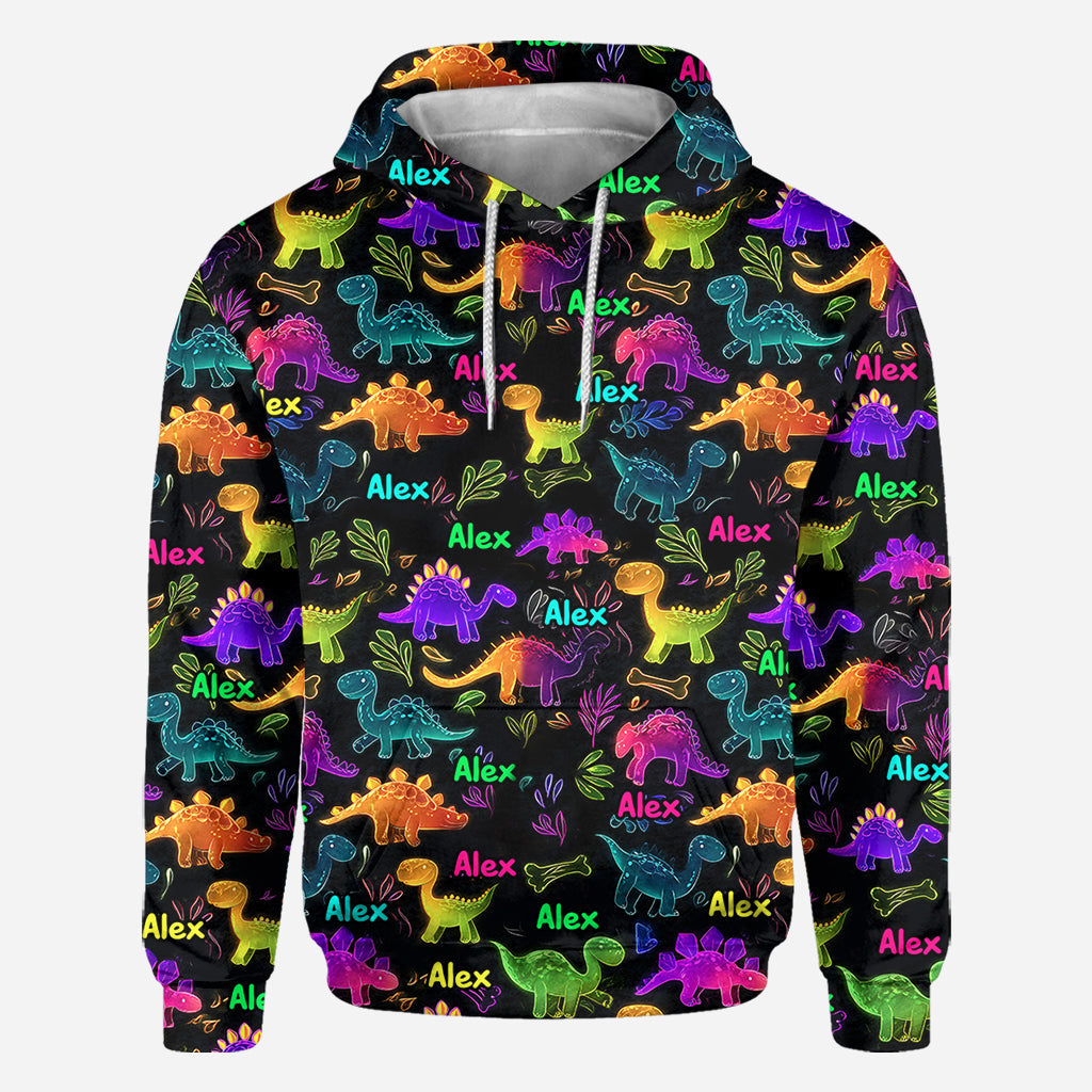 Dinosaur Suitable for Kids to Go Out with Outdoor - Personalized Kid All Over Shirt